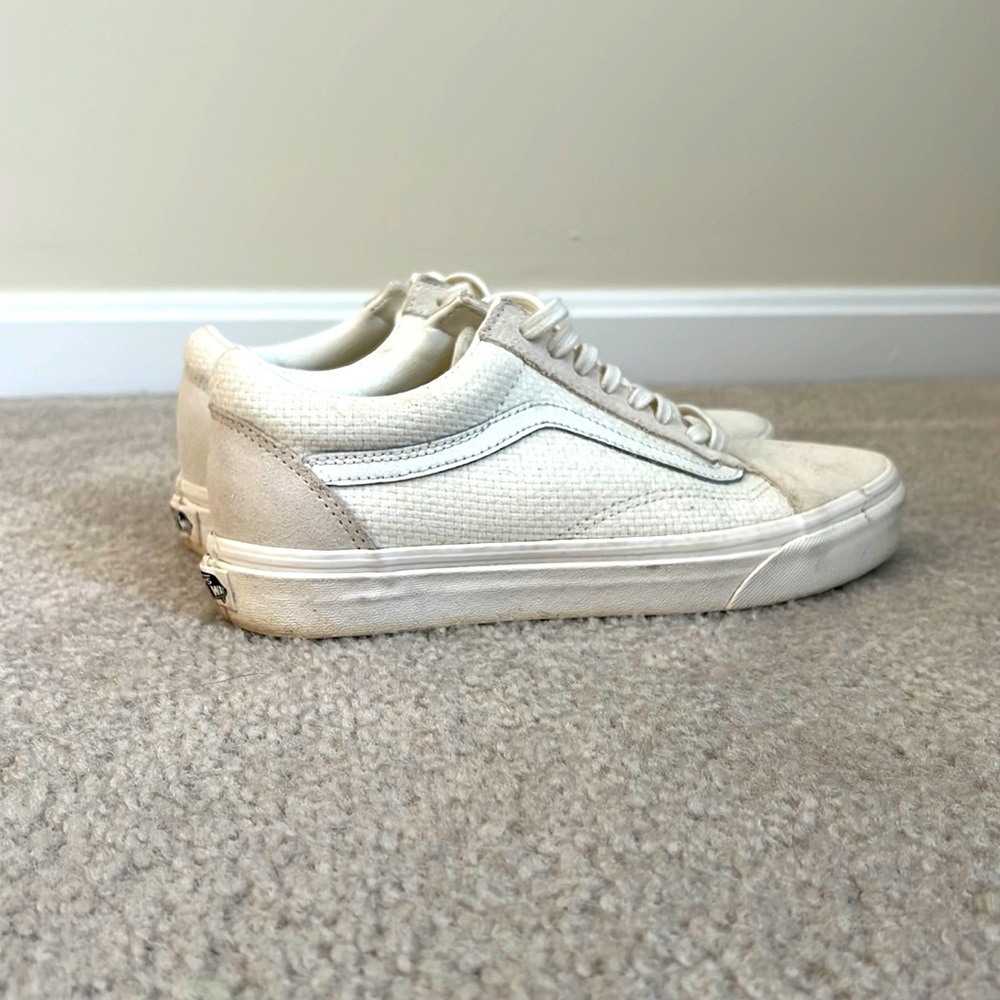 Vans Off-White Suede / Woven Sneakers